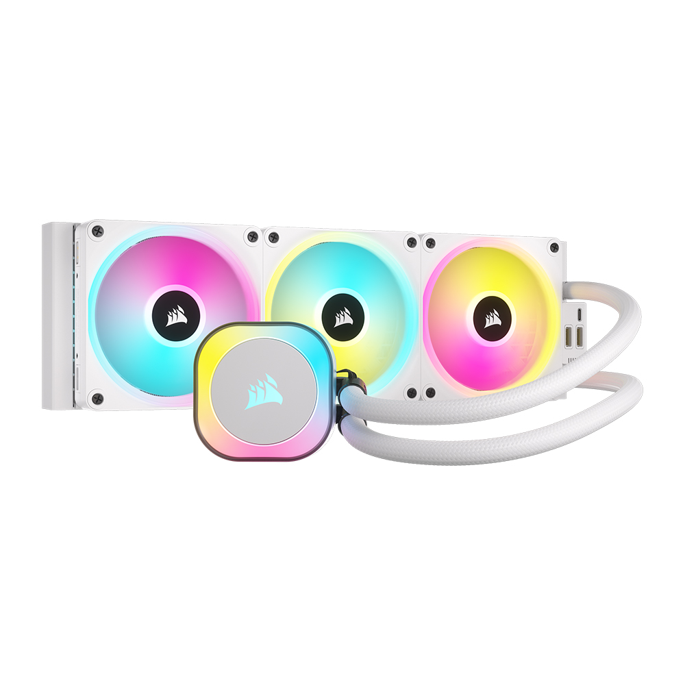 [클리어런스] 커세어 iCUE LINK H150i RGB 수냉쿨러 화이트 - 상세 이미지 2