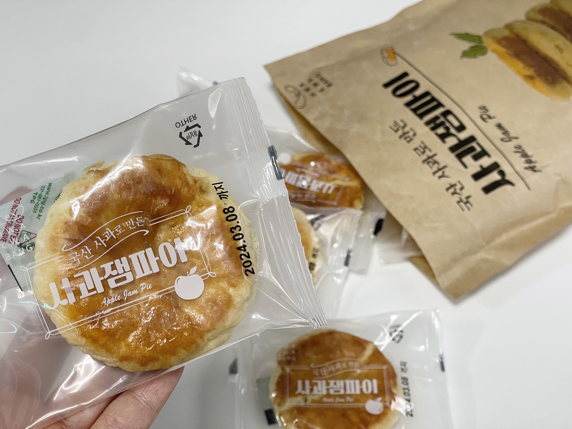코스트코 화과방 단팥빵 사과잼 파이 국산 간식 - 상세 이미지 4