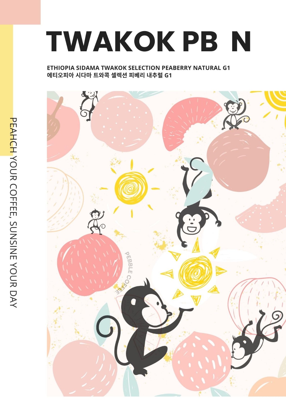 에티오피아 시다마 트와콕 셀렉션 피베리 내추럴 G1 5KG (SIDAMA TWAKOK SELECTION PEABERRY NATURAL G1)