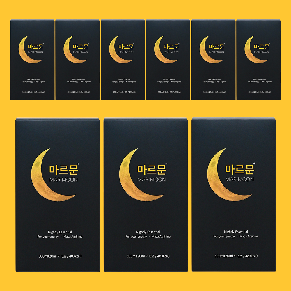 마르문 아르기닌 마카 농축액 남성 임신준비 블랙마카 액상 20ml x 15포 9box