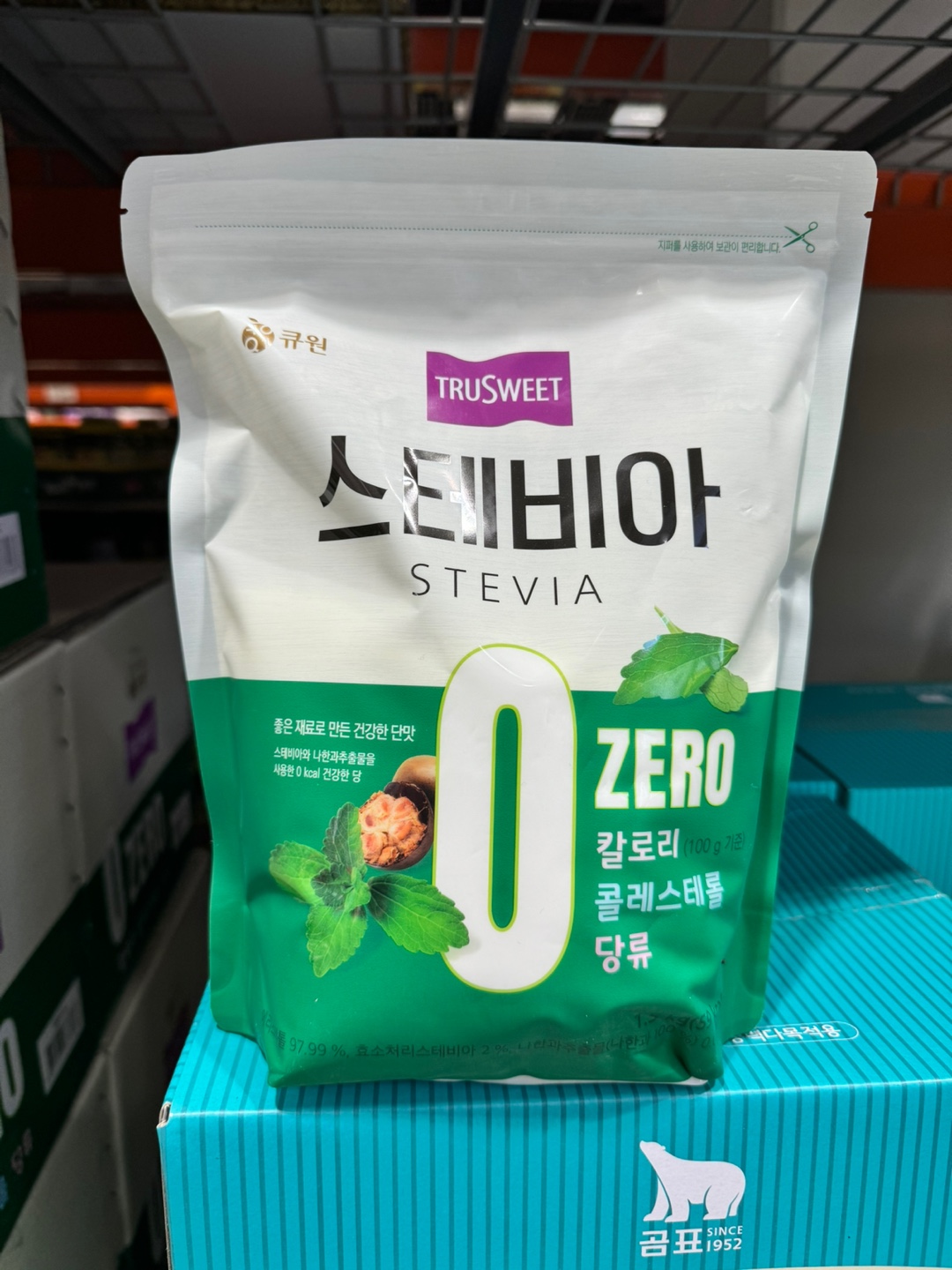 큐원 스테비아 1.5kg 설탕 대신 대체설탕 대체당 제로칼로리 코스트코
