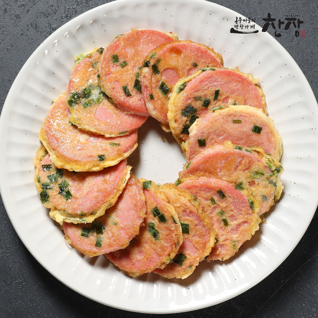 찬장 분홍소세지부침 옛날 소시지 150g 8pcs : 반찬가게찬장
