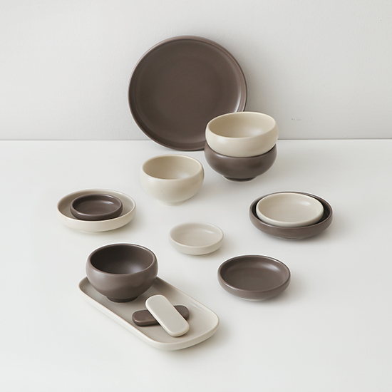 에라토 메이 2인 신혼부부 무광 도자기 그릇세트 14p 결혼준비 식기세트