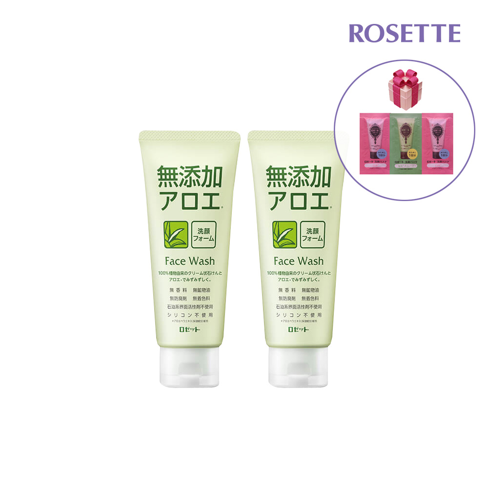 로제트 무텐카 일본폼클렌징 저자극 세안제 140g 쌀 알로에 - 상세 이미지 3