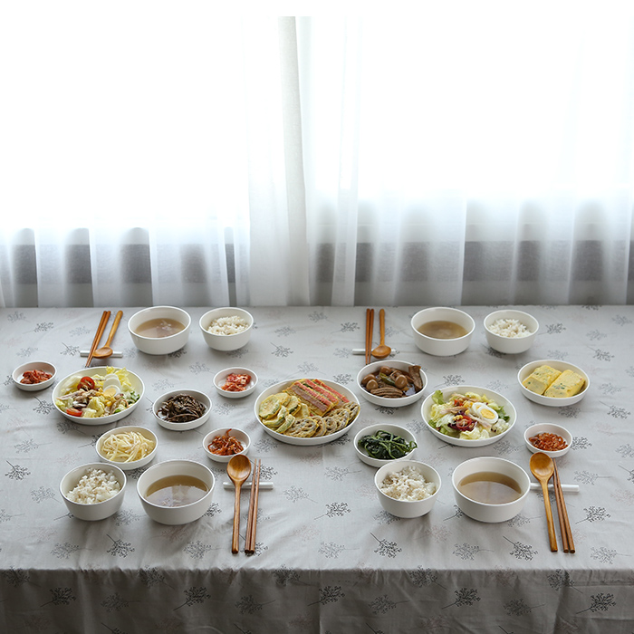 에라토 크림모노 4인 집들이 화이트 도자기 그릇세트 24p - 상세 이미지 4