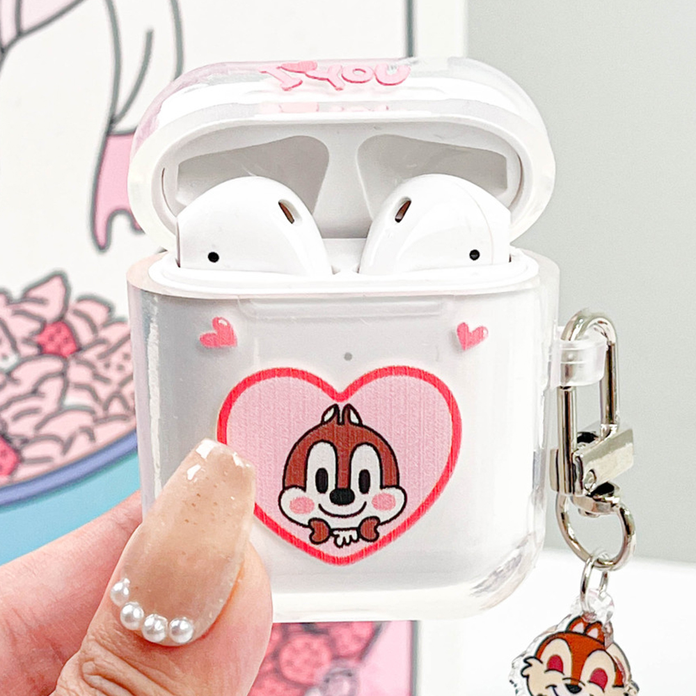 에어팟 2세대 케이스 아이팟 캐릭터 러브 칩앤데일
