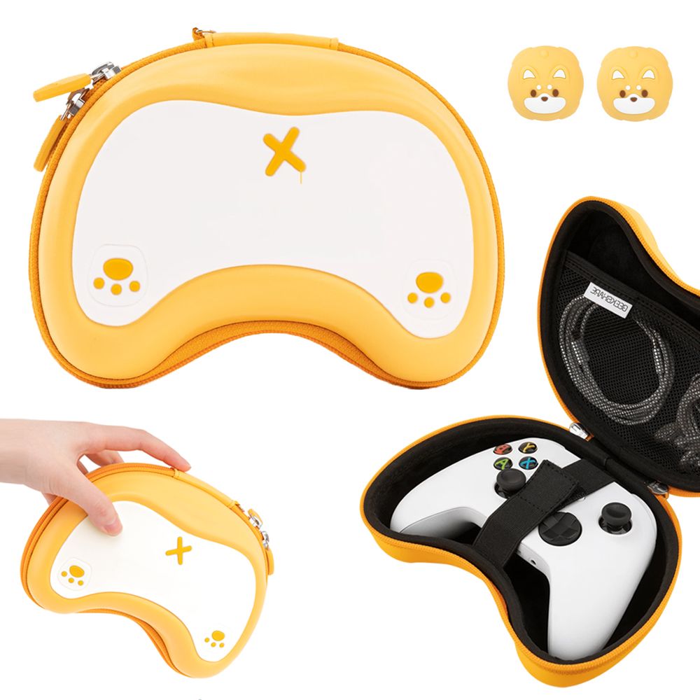 긱쉐어 웰시코기 컨트롤러 케이스 파우치 가방 프로콘 PS 4 5 듀얼센스 XBOX 4세대 패드 호환