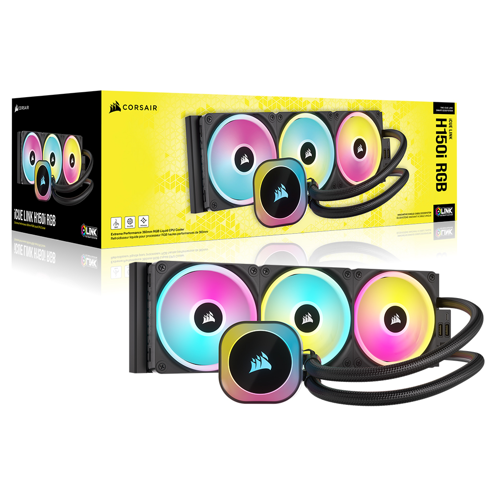 [클리어런스] 커세어 iCUE LINK H150i RGB 수냉쿨러