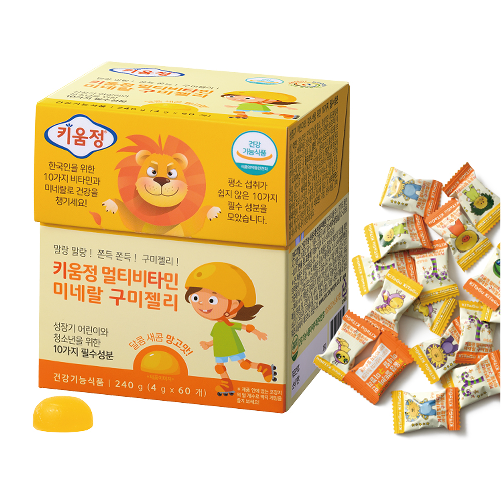 [키움정유산균30포+키움정구미젤리 60구미 증정] 닥터피플 키움정 3박스 - 성장발육을 위한 건강기능식품 - 상세 이미지 5