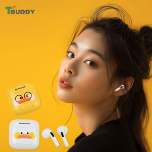 티버디 오픈형이어폰 귀안아픈 블루투스 NOMODUCK 캐릭터 무선 이어폰... 개봉기 | 실사용 후기 - 상품 이미지 2