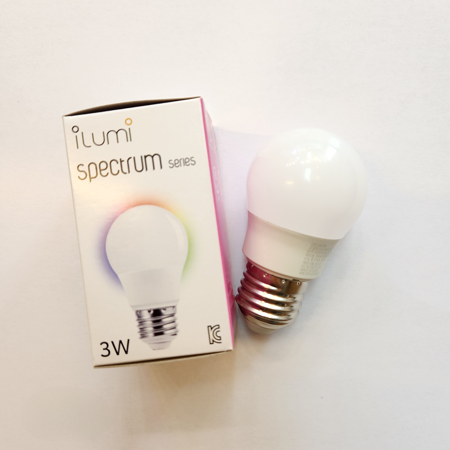 LED3W 스펙트럼전구 G45 RGB 생활방수 일루미 - 상품 이미지