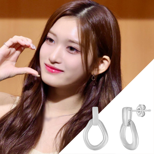 태연 귀걸이 이서 폴브리알 주얼리 아르망 실버 귀걸이 PYSE0159 데일리 심플 - 상세 이미지 5