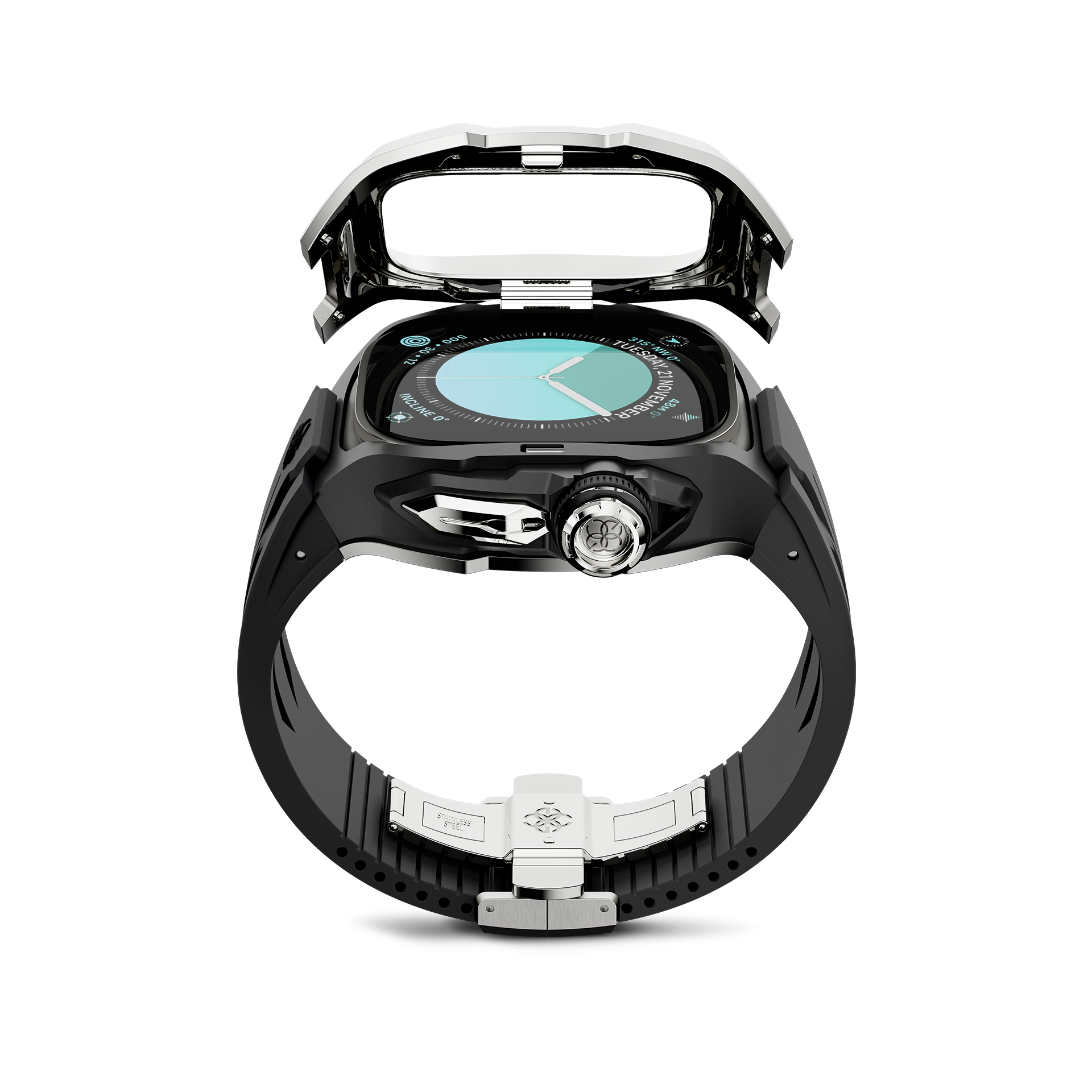 골든컨셉 애플워치 케이스 RSTIII 49mm 오야마 스틸 (OYAMA STEEL) 이미지 7
