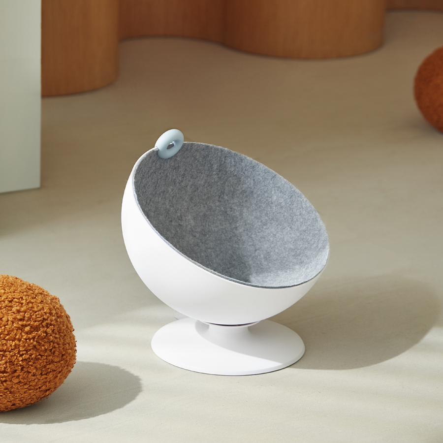 퓨리테일 고양이 강아지 회전 체어하우스