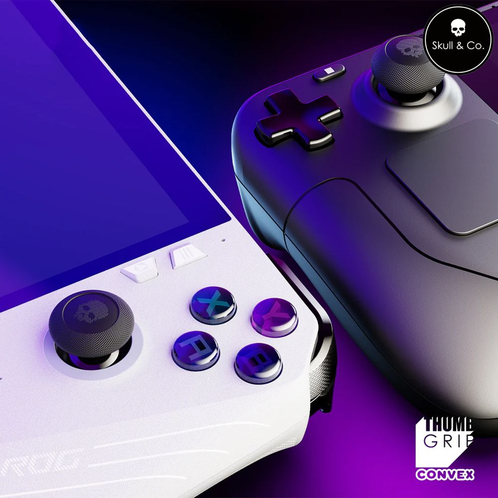 스팀덱 ROG XBOX Ally 스틱커버 스컬앤코 컨백스 - 상세 이미지 2