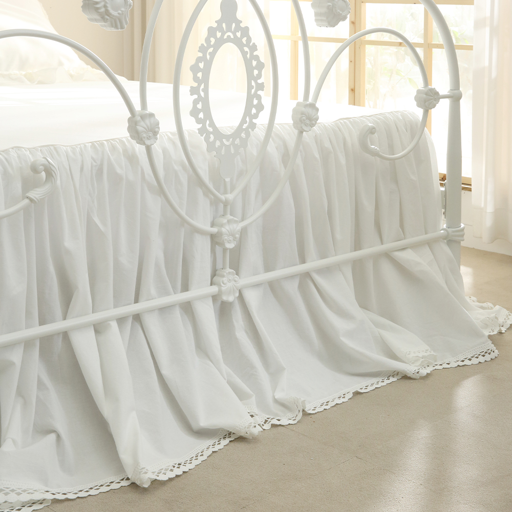 베드스커트 퀸 레이스 프릴 미라지 침대 스커트 치마