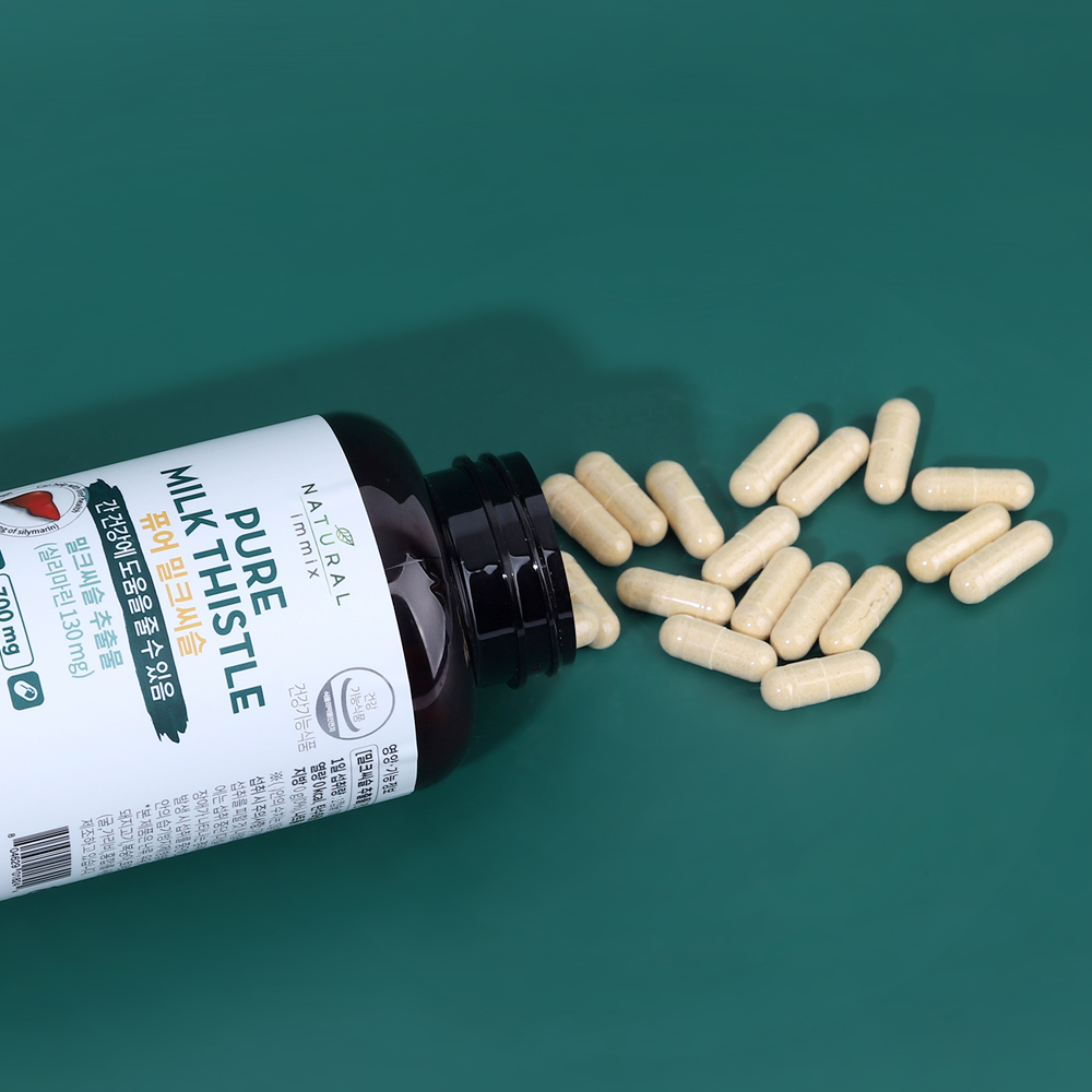 퓨어 밀크씨슬 영양제 700mg x 180캡슐 6개월분 간 실리마린 이미지 3