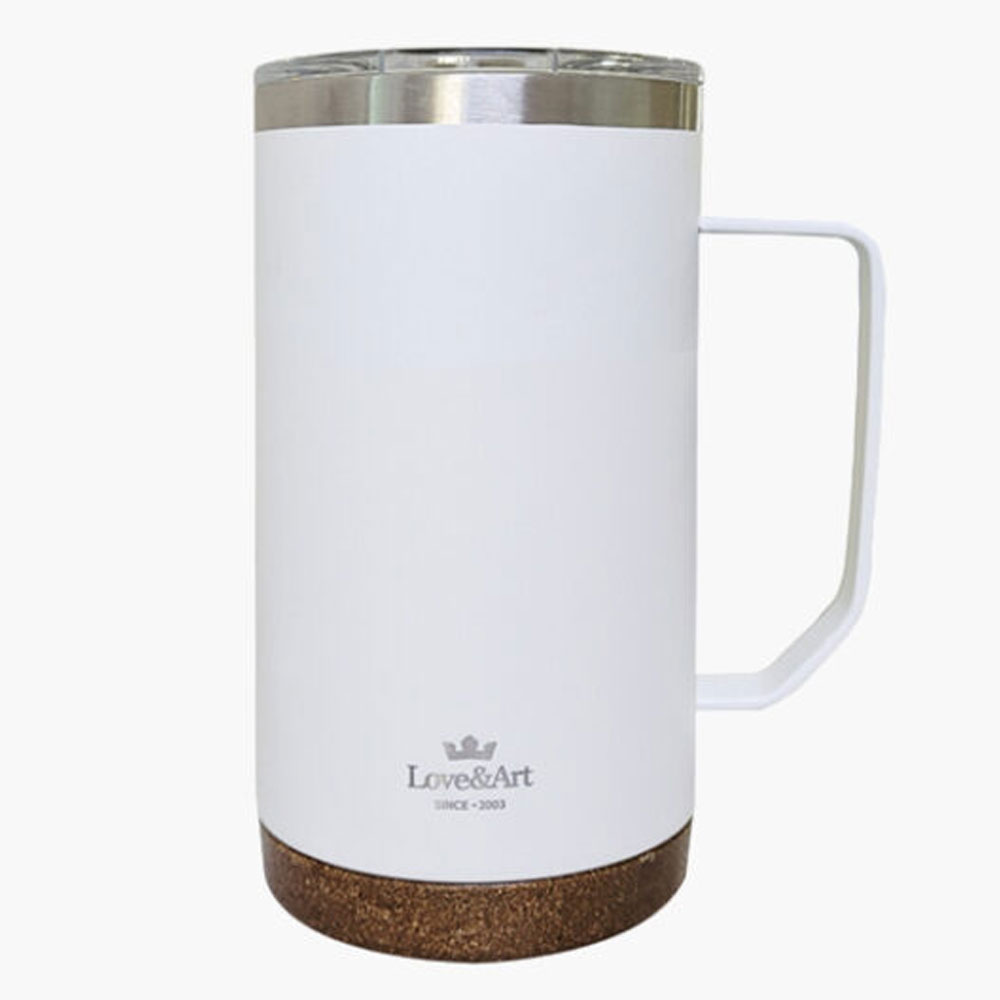 손잡이 텀블러 530ml 보온보냉 텀블러 캠핑 머그컵 보온컵 - 상세 이미지 3
