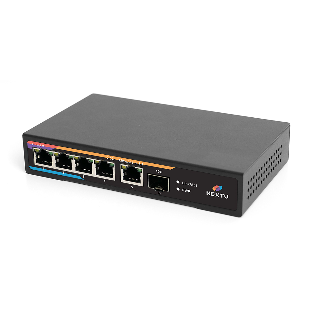 피오랜 5포트 1/2.5/10G 멀티기가 POE 스위칭허브 - 상세 이미지 3