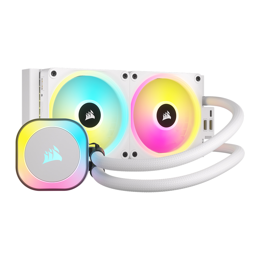 [클리어런스] 커세어 iCUE LINK H100i RGB 수냉쿨러 화이트 - 상세 이미지 2