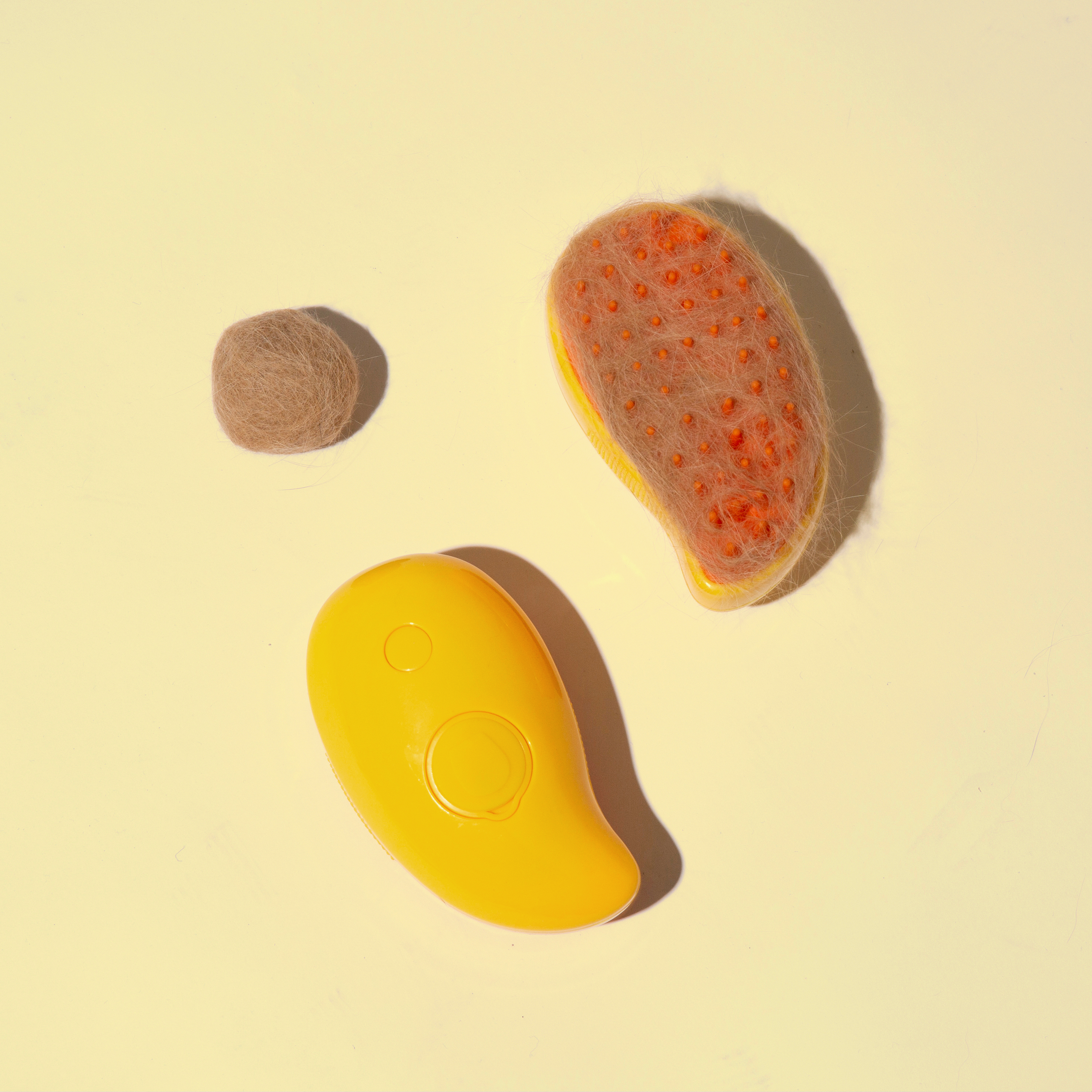 펫케어 강아지 고양이 빗 브러쉬 털 제거 스팀 3단 망고브러쉬