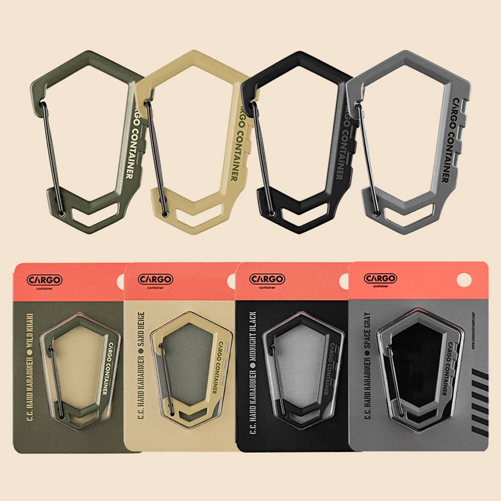 카고컨테이너 D형 카라비너 M 1개 고강도 비너 캠핑 강철 차박 트렁크 고리 등산 퀵링크
