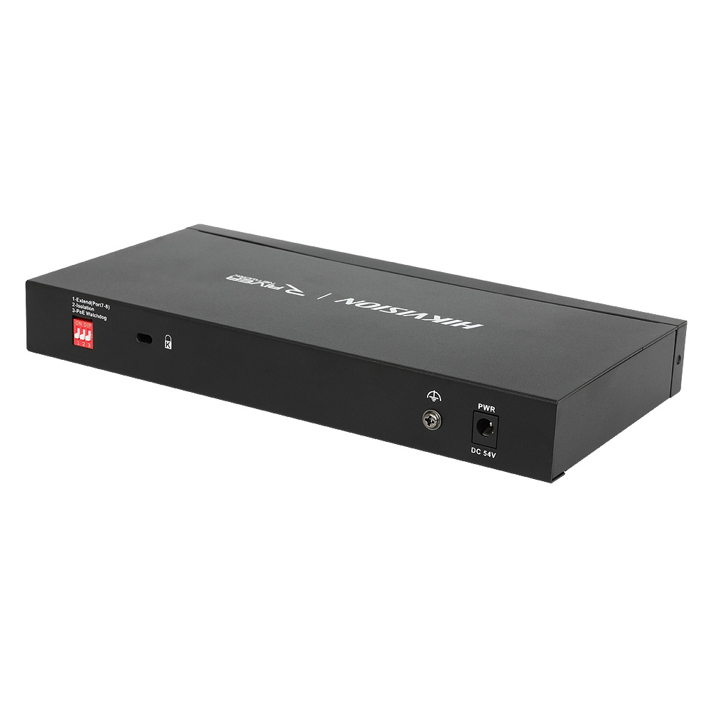 하이크 비전 HR-HIPOE6008G Hi PoE허브 기가 스위칭허브 110W 8포트 업링크 SFP - 상세 이미지 3