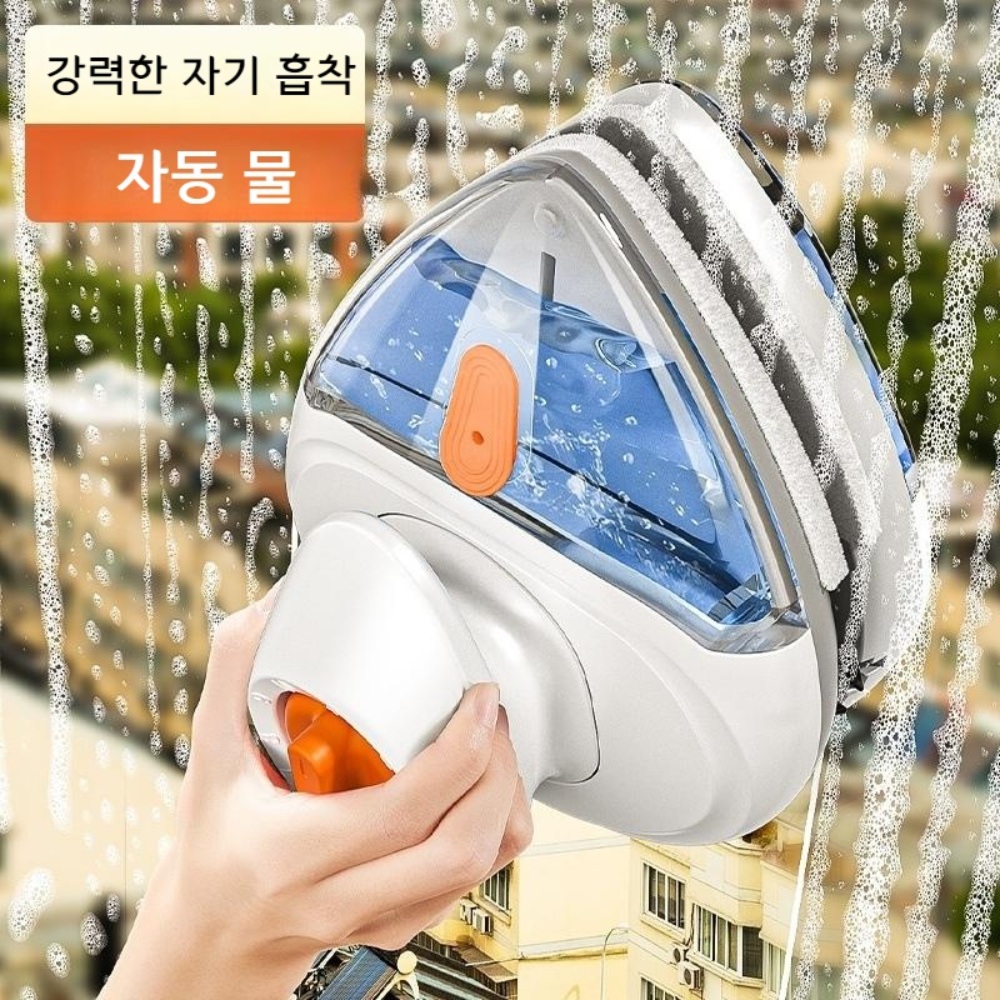 유리창 청소기 양면유리창청소기 외부 양면 창문닦이 자석 청소도구 창문 - 상품 이미지