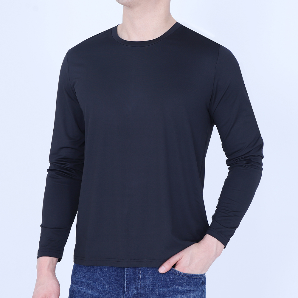 여름용 긴팔 쿨티 남자냉장고티셔츠 쿨링 작업복 쿨소재 쿨론 단체티 빅사이즈 - 상세 이미지 3