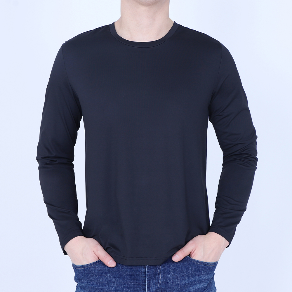 남자여름긴팔티 남자등산복상의 베이스레이어 작업복 빅사이즈 - 상세 이미지 4