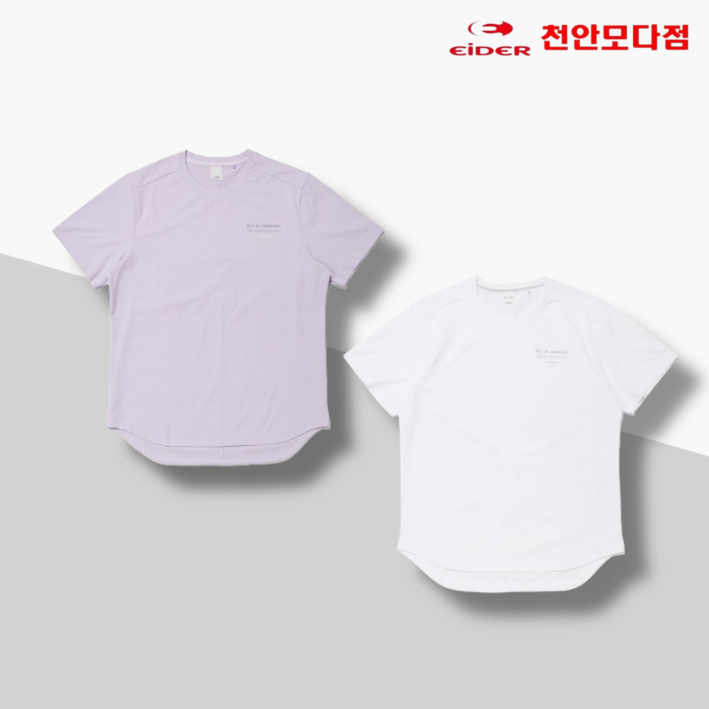 아이더 여성 반팔 냉감 기능성 여름 아웃도어 라운드 티셔츠 - 상품 이미지