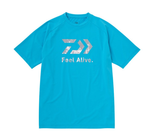 다이와 낚시 티셔츠 23 DE-3923 FeelAlive 드라이 블랙 화이트 오션 - 상세 이미지 3