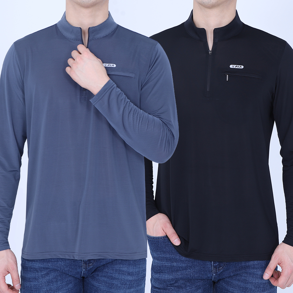 남자등산복상의 남성등산티셔츠 아웃도어 여름긴팔티 작업복티셔츠 쿨 빅사이즈