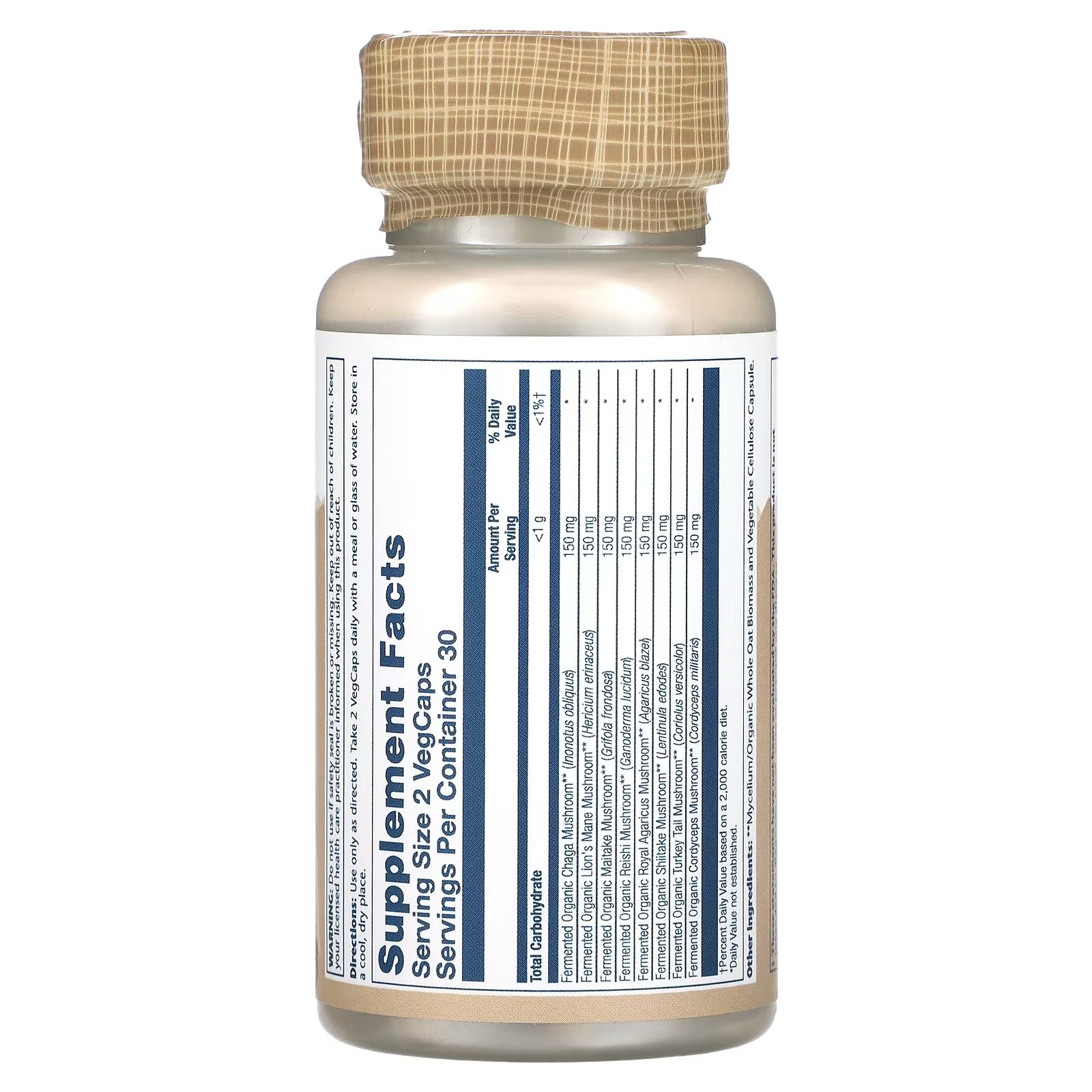 솔라레이 발효 버섯컴플리트 1200mg 60캡슐 X3병 - 상세 이미지 2