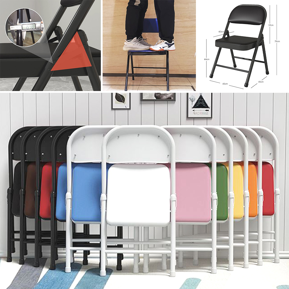 접이식 등받이 의자 주방 식탁 미끄럼방지 탄소강 벤치