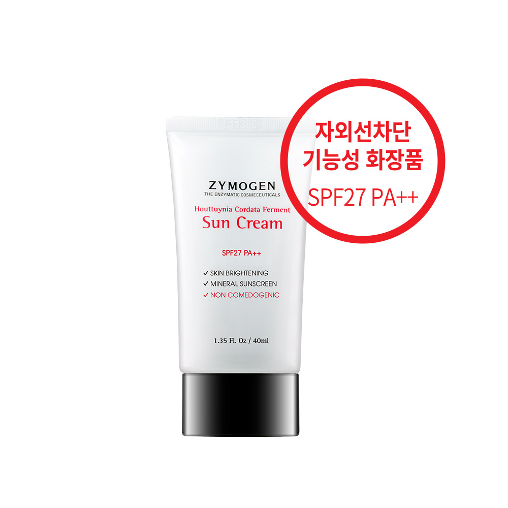 자이모겐 어성초 발효 무기자차 선크림 SPF27 PA++ 40ml (유효기간 2026.04.02 까지) - 상품 이미지