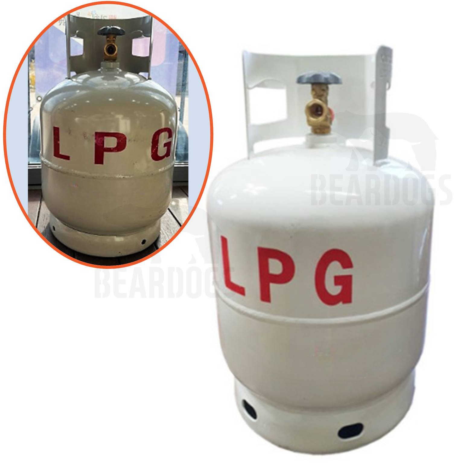 코베아 해바라기 가스 버너 프로+LPG 가스통 10KG 세트