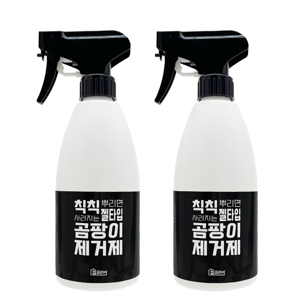 집코리아 칙칙 뿌리면 사라지는 젤타입 곰팡이제거제 400ml, 2개