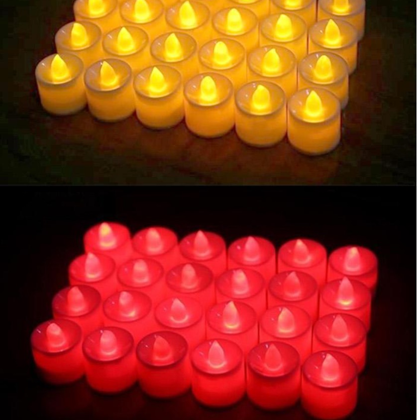 전기 양초 LED티라이트 LED 전자초 건전지 양초 - 상품 이미지