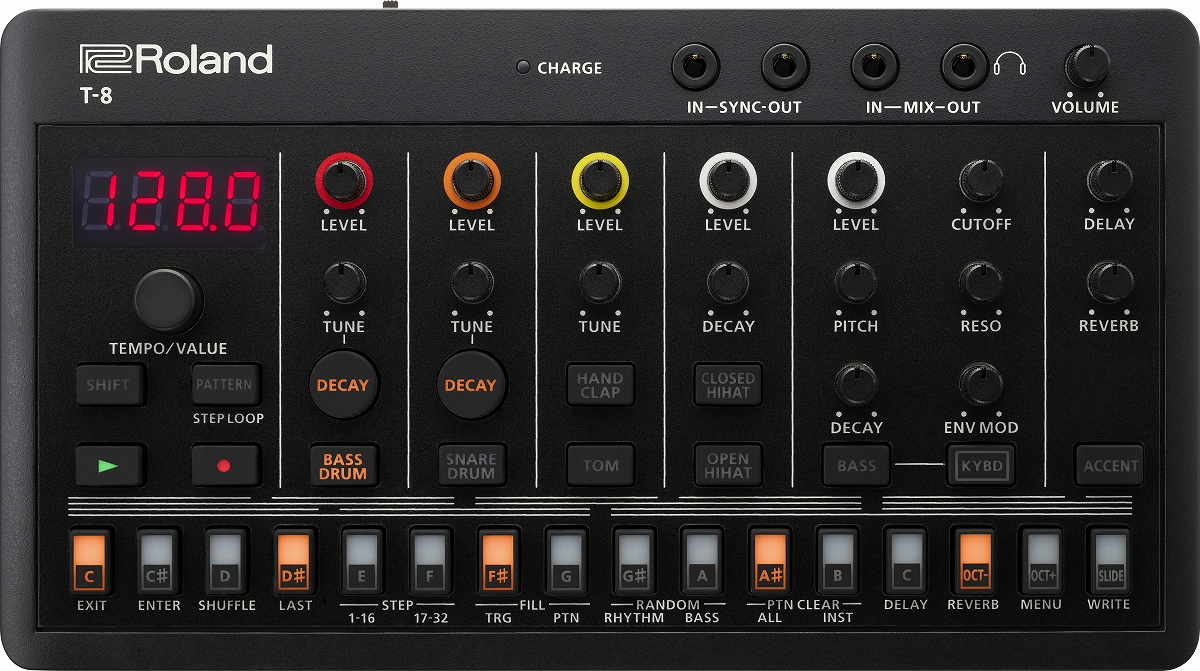 롤랜드 ROLAND T-8 콤팩트 비트 머신 BEAT MACHINE 비트메이커 - 상품 이미지