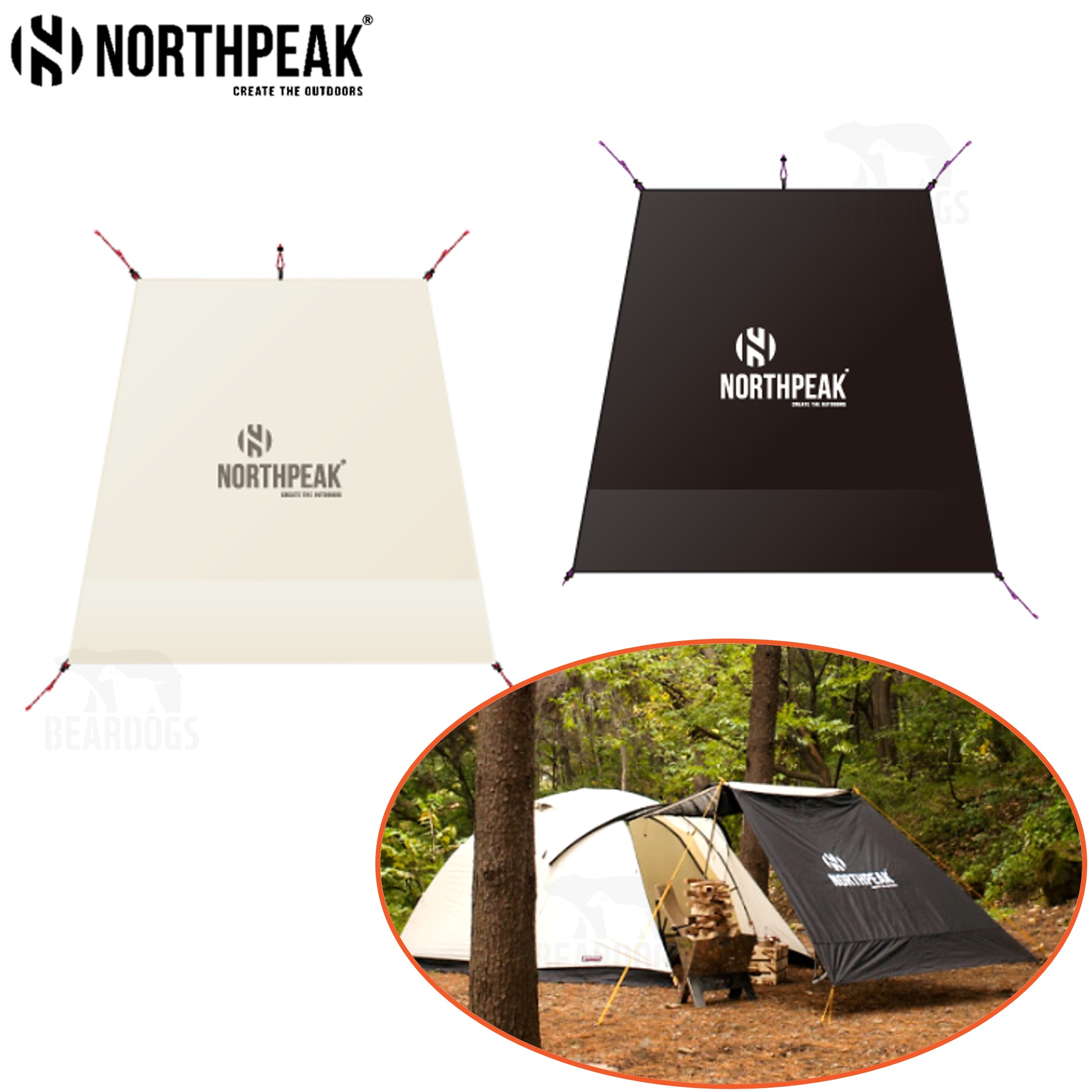 노스피크 프론트 월 타프 바람막이 미니 M