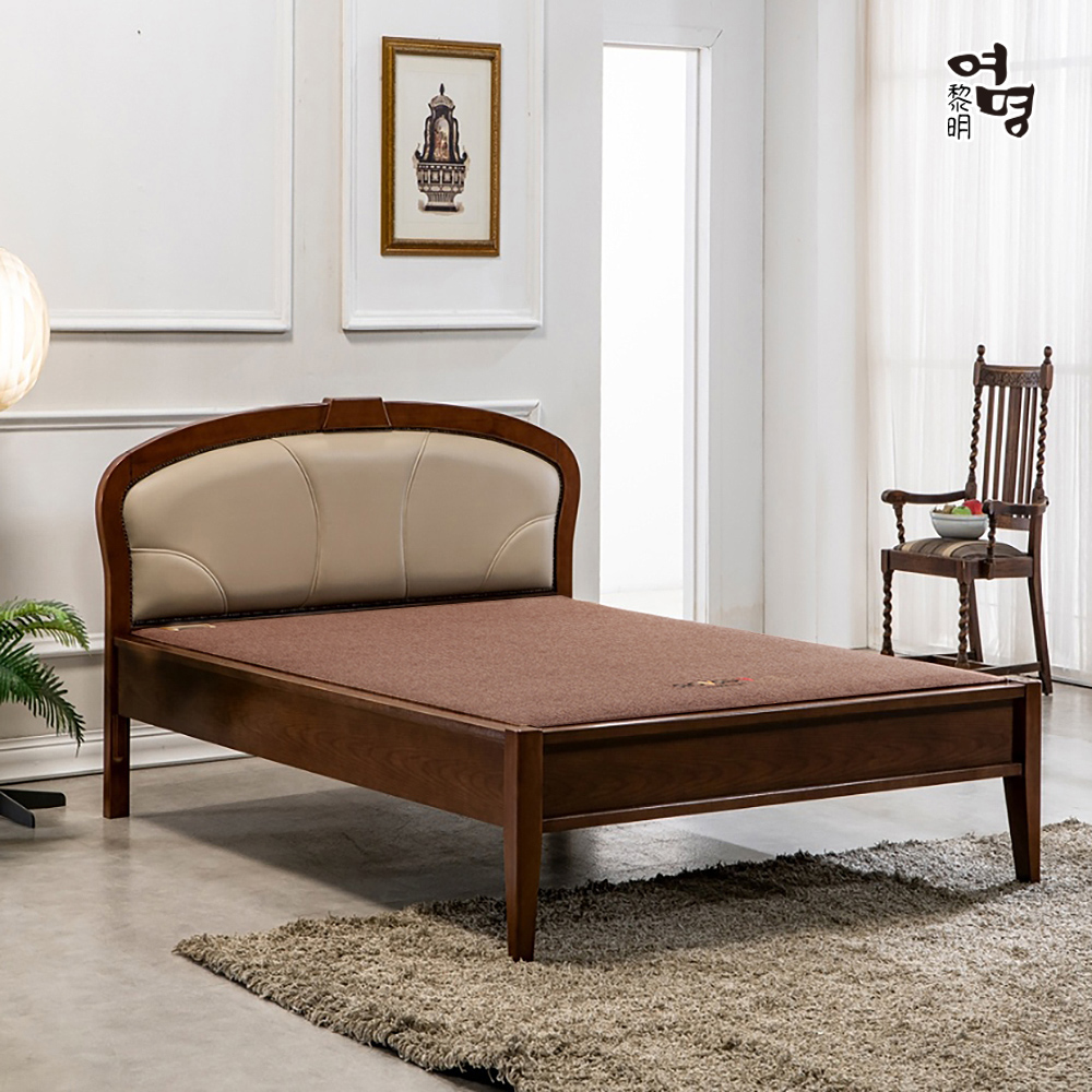 여명흙침대 슈퍼싱글 SS 라운드 침대(황토볼 흙 돌 맥반석 칠보석 세라믹 연옥) - 상품 이미지