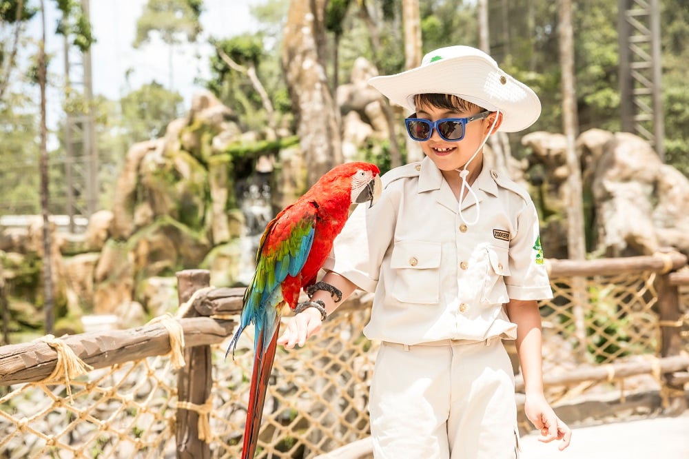 푸꾸옥 빈펄 사파리 주키퍼 투어 먹이주기 사육사 체험