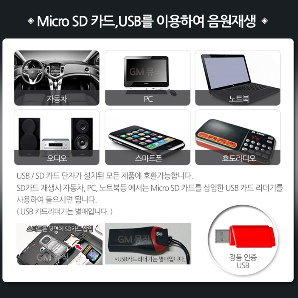 트로트메들리 나훈아 7080노래 추억의옛날음악 트롯발라드 USB - 상세 이미지 4