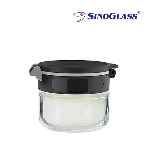 시노글라스 듀얼 원터치 양념병 85ml 2P 블랙 화이트