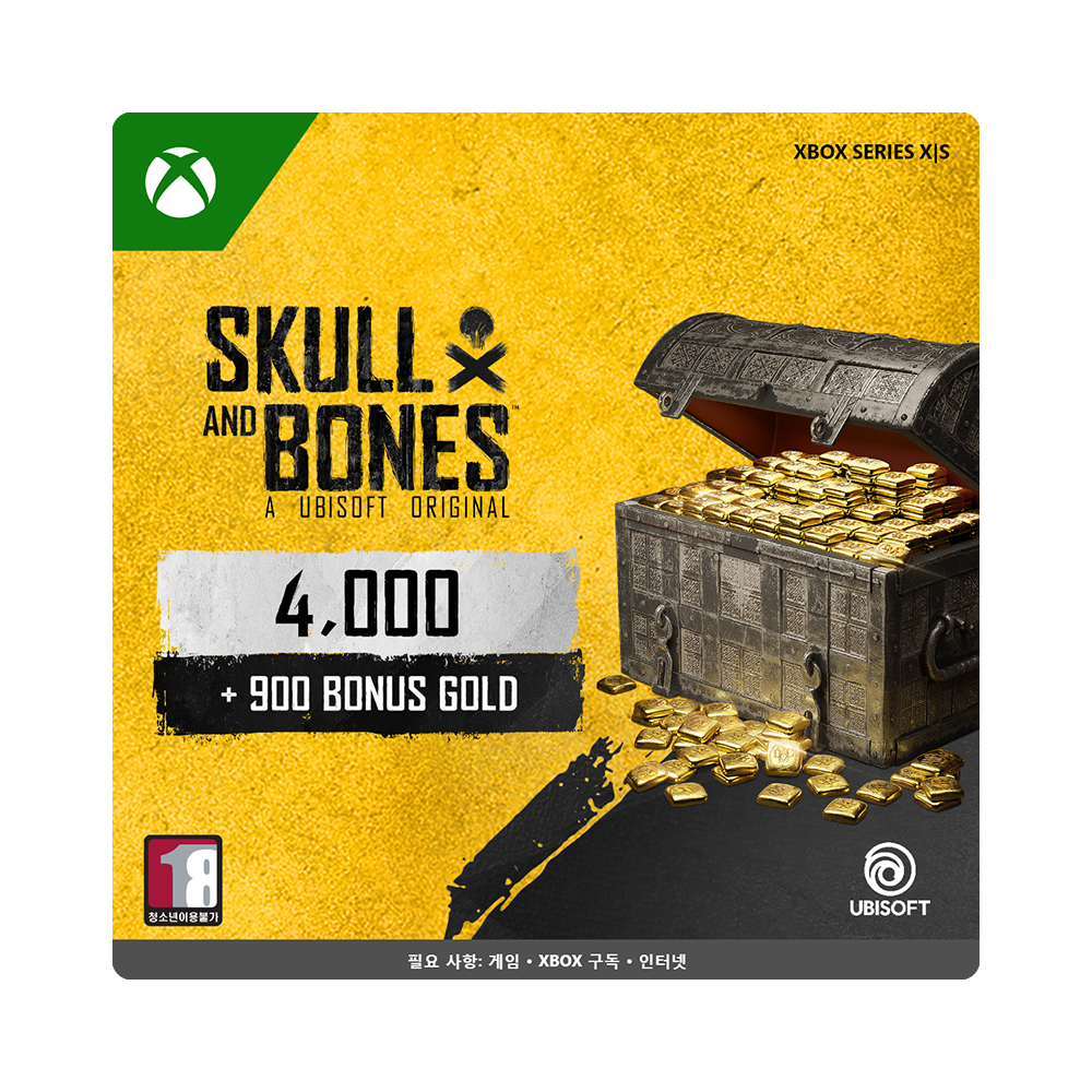 [24시간 발송] Xbox 스컬 앤 본즈 4900 골드 추가컨텐츠  - Xbox Digital Code