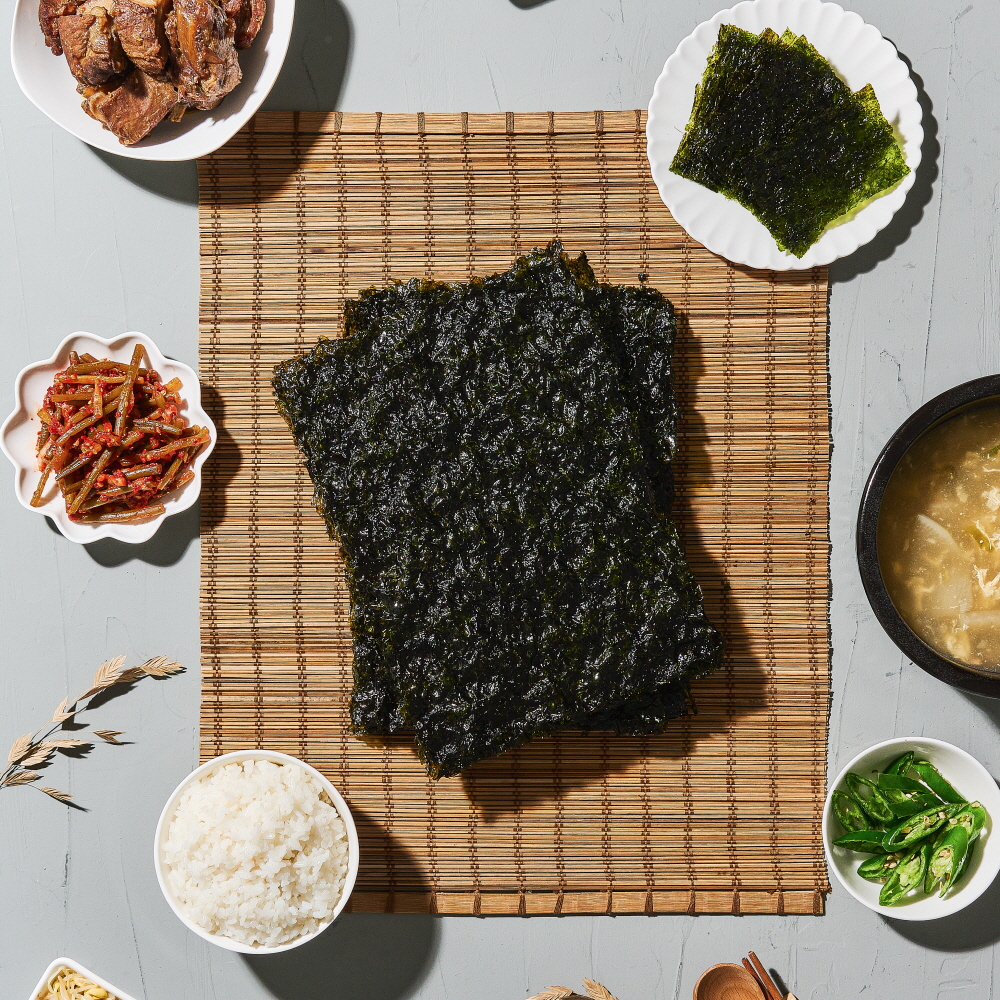 바다안 완도 구운 재래김 1박스(30gX20봉) 조미김 (1봉-7장) - 상세 이미지 2