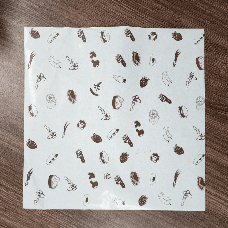 화이트 코팅지 30x30cm 500매 유산지 노루지 식품지 햄버거포장지 PE코팅지 - 상세 이미지 3