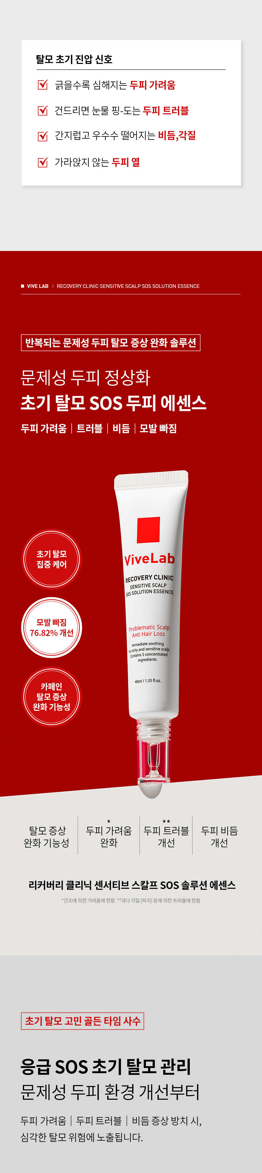 VIVELAB Recovery Clinic Sensitive Scalp SOS Solution Essence - description 8