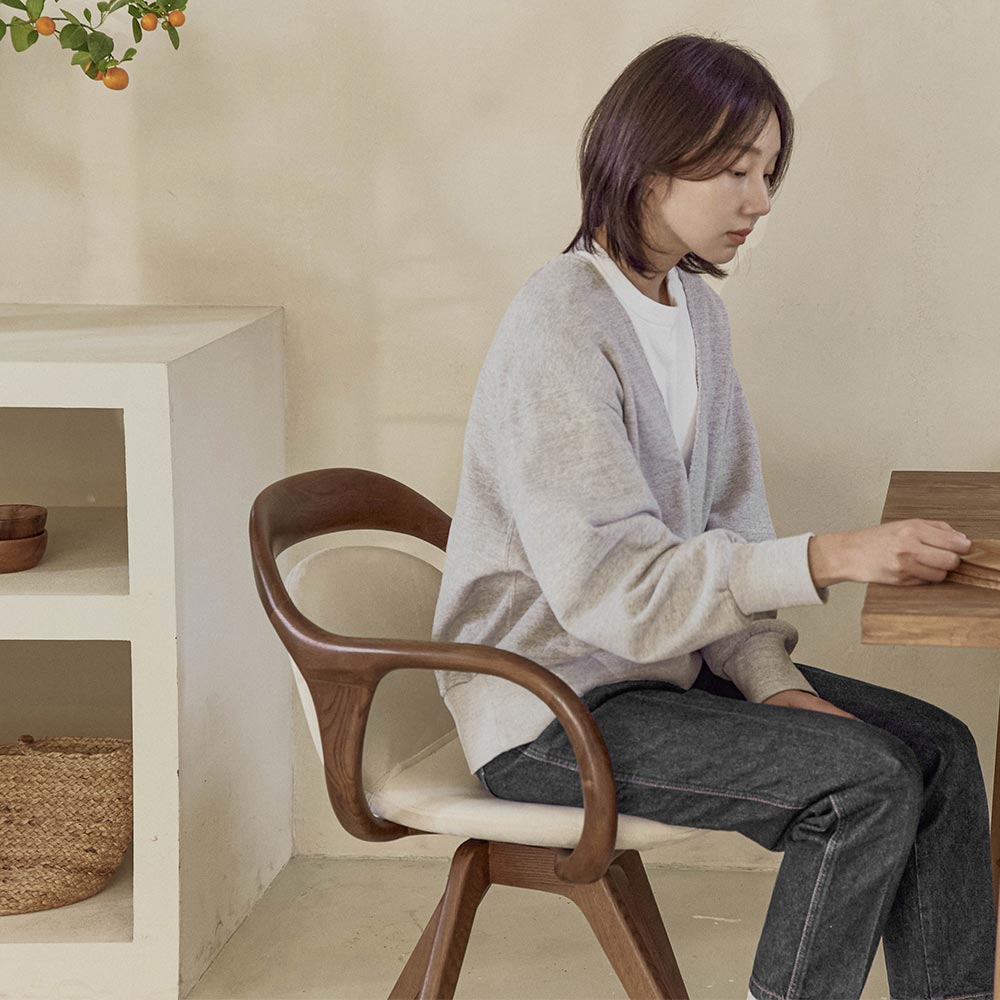 우드띠어리 나무의자 식탁 원목 의자 다이닝 유니크 체어